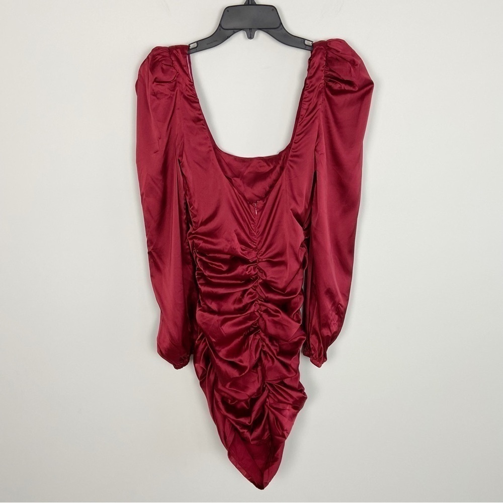 More To Come Blaire Mini Dress in Wine Size S - Picture 5 of 10